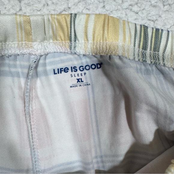 Life Is Good Sleep Drawstring Pajama Shorts Womens Size XL Lot Of 2 Comfy - Picture 4 of 9